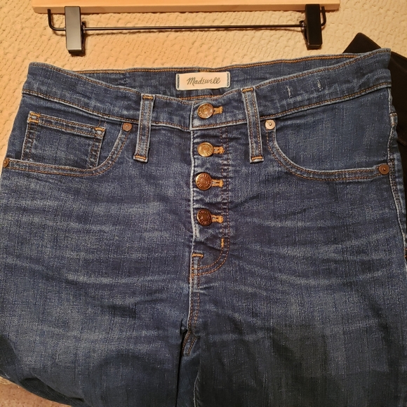 Madewell 9" High Rise Skinny Jean Button Exposed - Picture 2 of 5